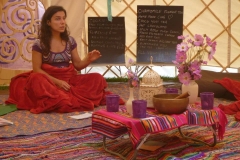 rag rugs and red blanket
